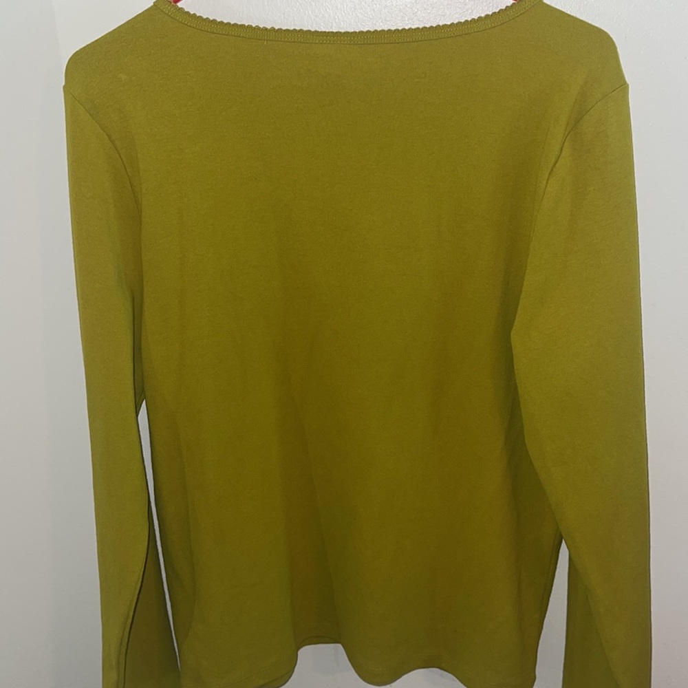 Sunday Best Green Long Sleeve Top - Picture 8 of 8